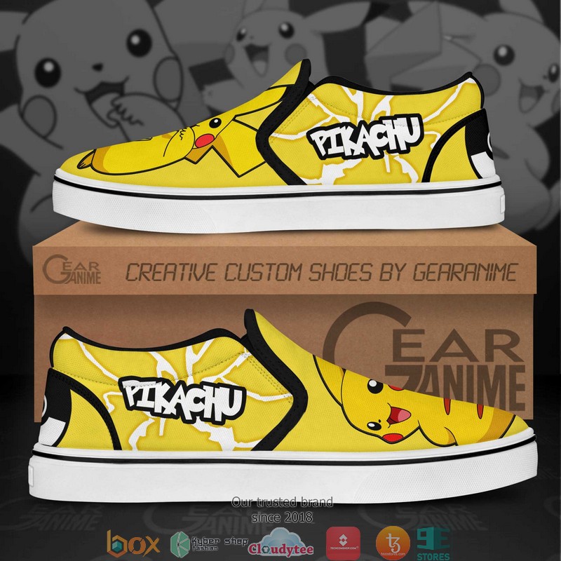 Pikachu_Pokemon_Anime_Slip_On_Sneakers_Shoes_1