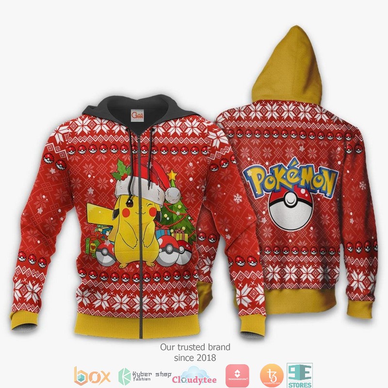 Pikachu_Pokemon_Anime_Xmas_3d_shirt_hoodie_1