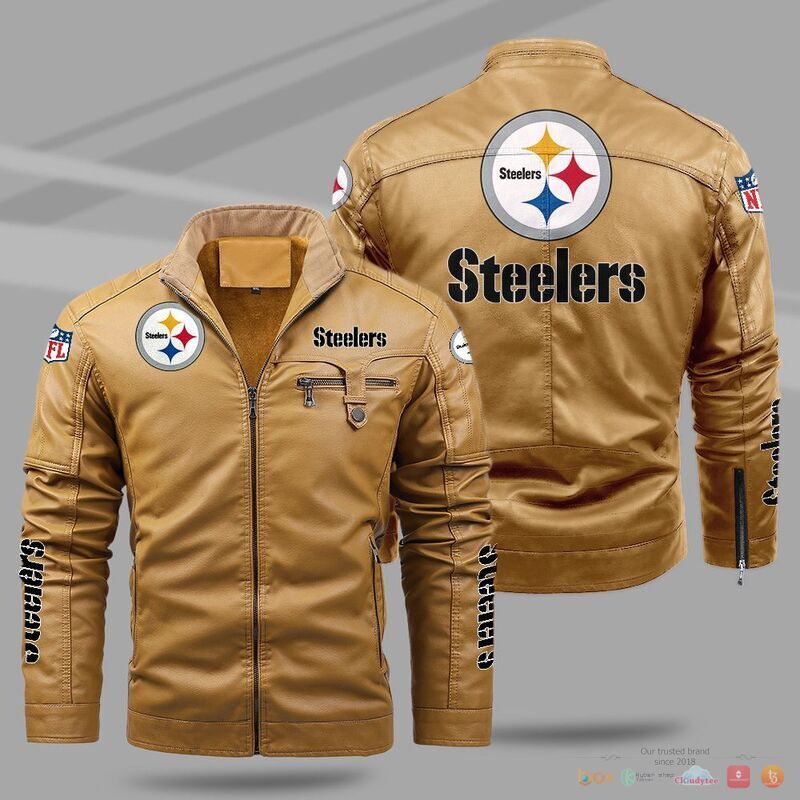 Pittsburgh_Steelers_NFL_Trend_Fleece_Leather_Jacket_1