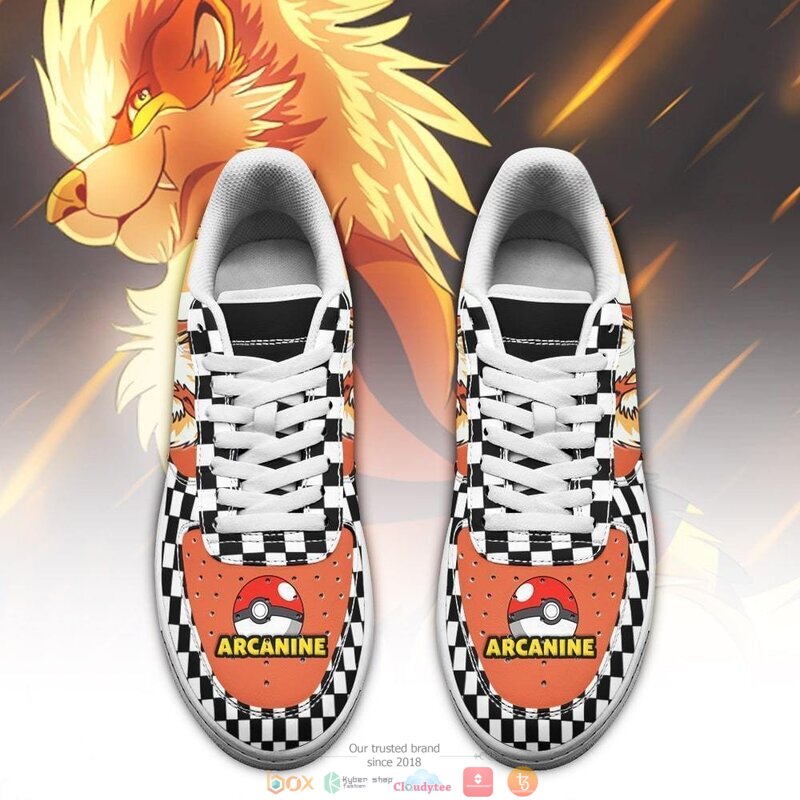 Poke_Arcanine_Checkerboard_Pokemon_Nike_Air_Force_shoes_1