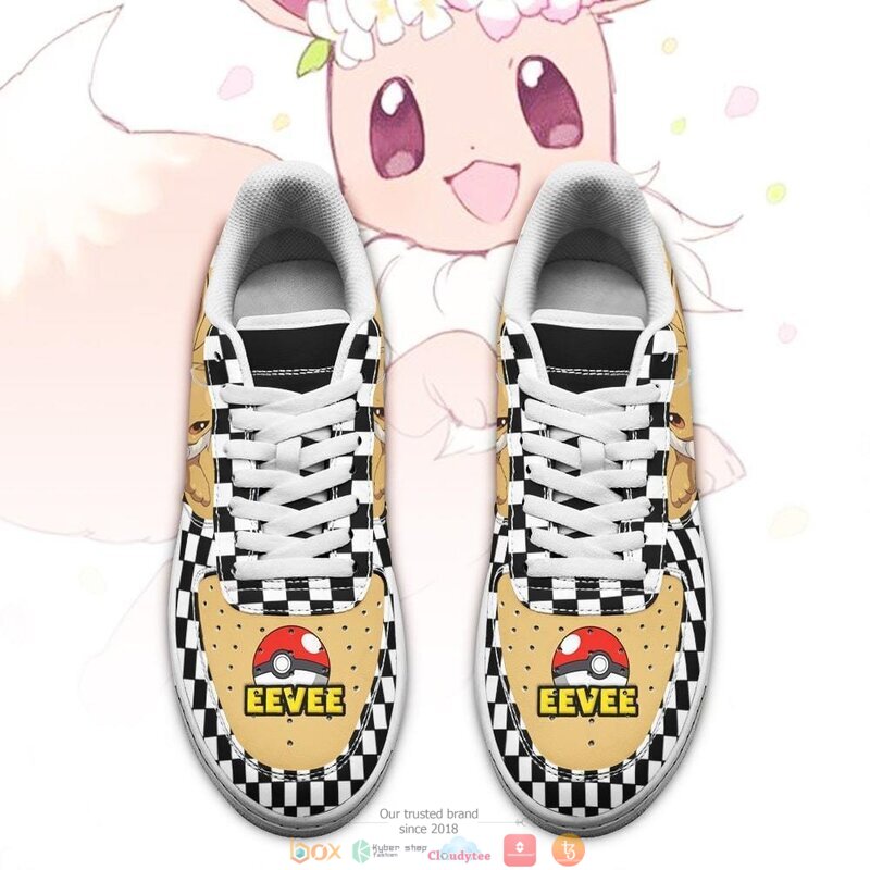 Poke_Eevee_Checkerboard_Pokemon_Nike_Air_Force_shoes_1
