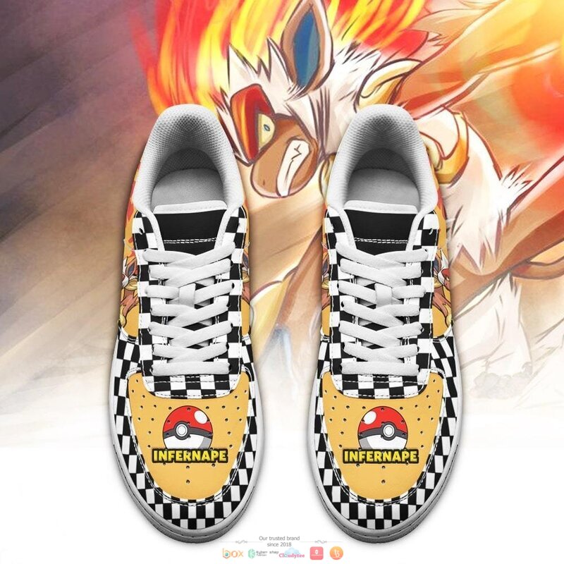 Poke_Infernape_Checkerboard_Pokemon_Nike_Air_Force_Shoes_1
