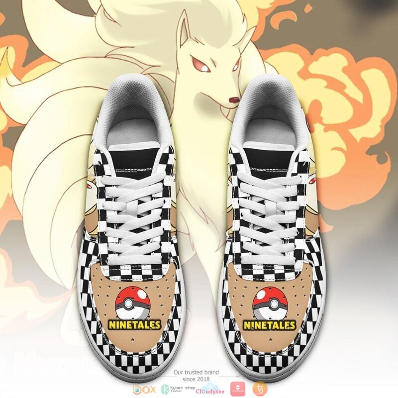 Poke_Ninetales_Checkerboard_Pokemon_Nike_Air_Force_shoes_1