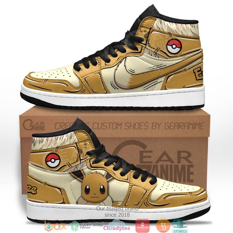 Pokemon_Eevee_Anime_Air_Jordan_High_top_shoes
