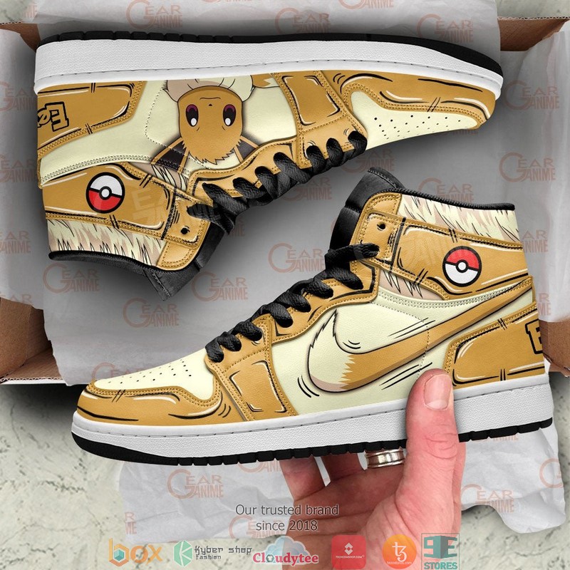 Pokemon_Eevee_Anime_Air_Jordan_High_top_shoes_1