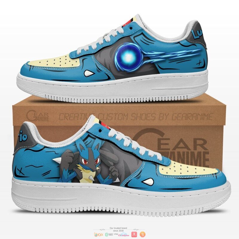 Pokemon_Lucario_Anime_Nike_Air_Force_Shoes