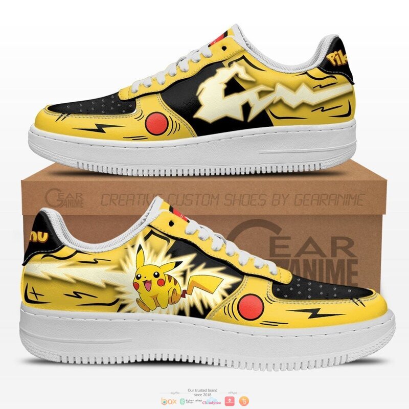 Pokemon_Pikachu_Thunderbolt_Anime_Nike_Air_Force_Shoes