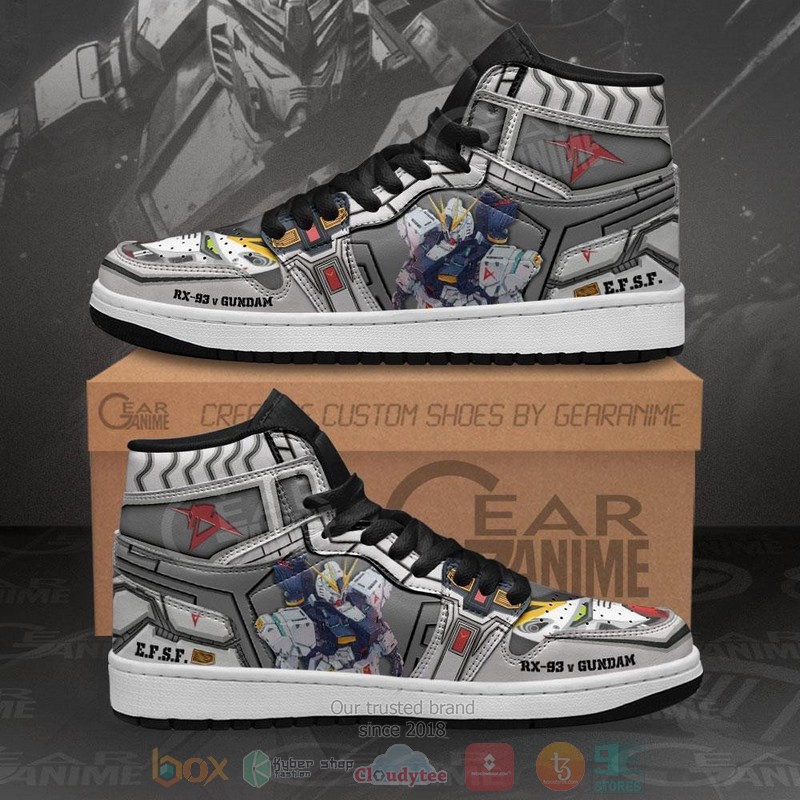 RX-93_v_Gundam_Gundam_Anime_Air_Jordan_high_top_shoes