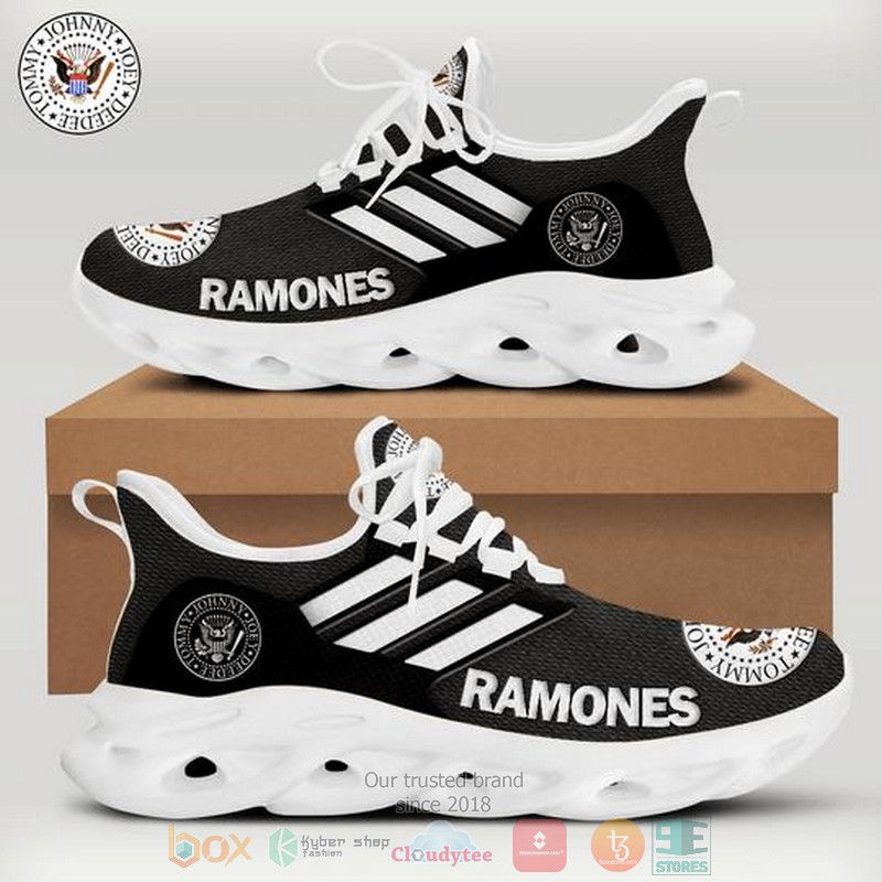 Ramones_band_logo_black_white_Clunky_Max_soul_shoes_1