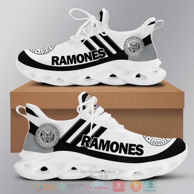 Ramones_band_white_black_Clunky_Max_soul_shoes_1