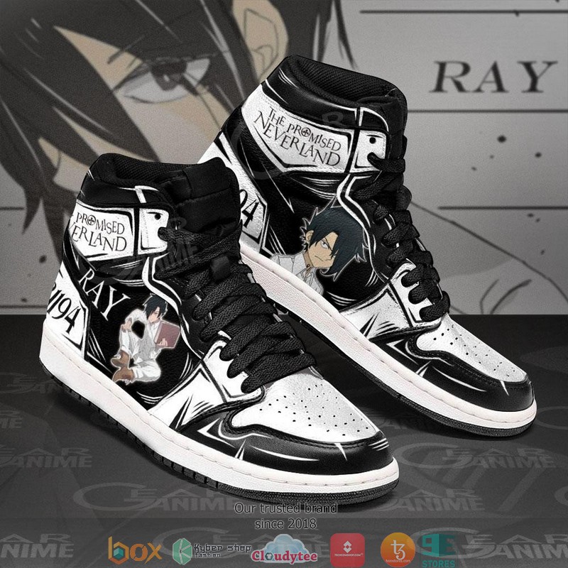 Ray_The_Promised_Neverland_Anime_Air_Jordan_High_top_shoes_1