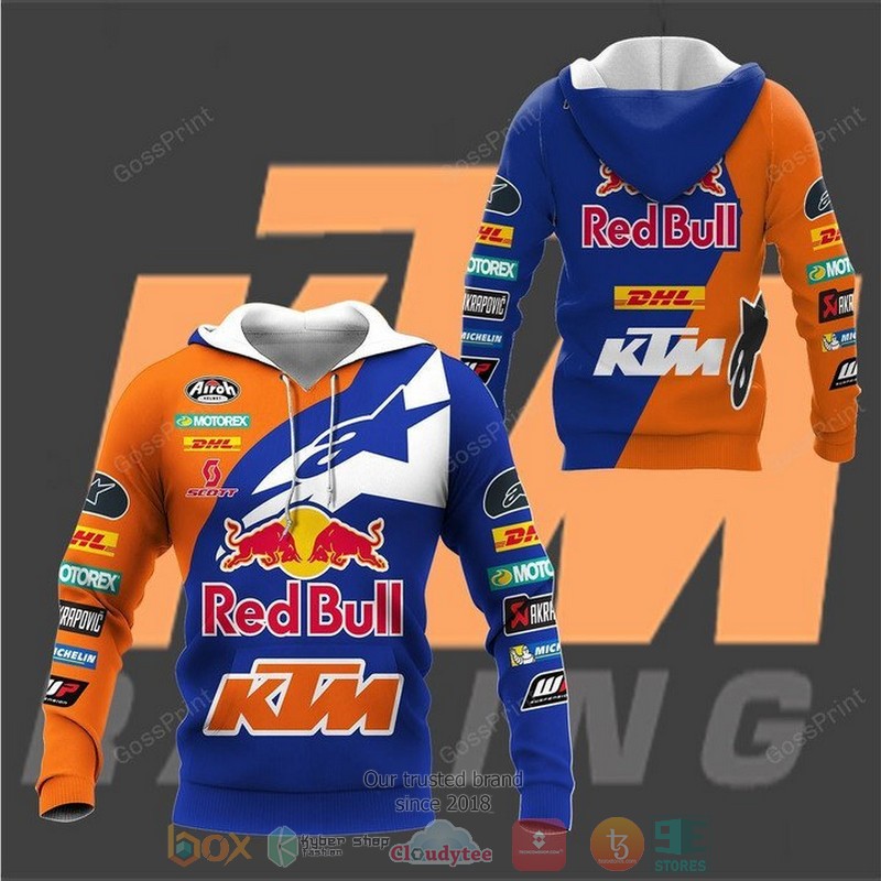 Red_Bull_KTM_Racing_blue_orange_3d_shirt_hoodie