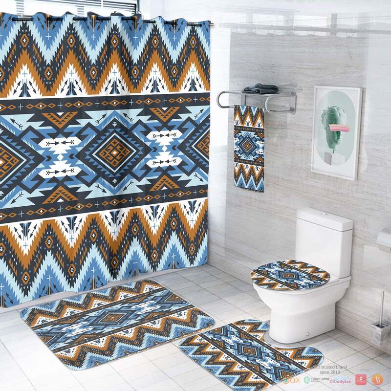 Retro_Colors_Tribal_Seamless_Native_American_Bathroom_Set