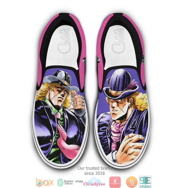 Robert_Speedwagon_Anime_JoJos_Bizarre_Adventure_Slip_On_Sneakers_Shoes