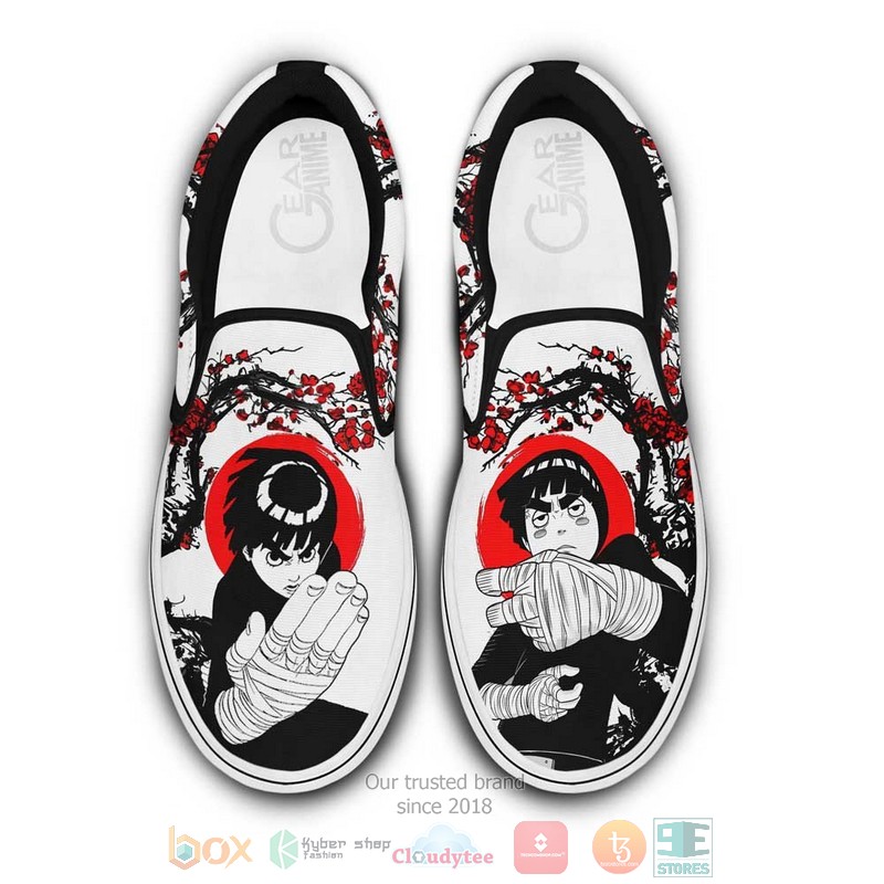 Rock_Lee_Japan_Blossom_Anime_Slip-On_Shoes