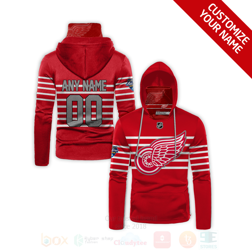 NHL_Detroit_Red_Wings_Personalized_3D_Hoodie_Mask