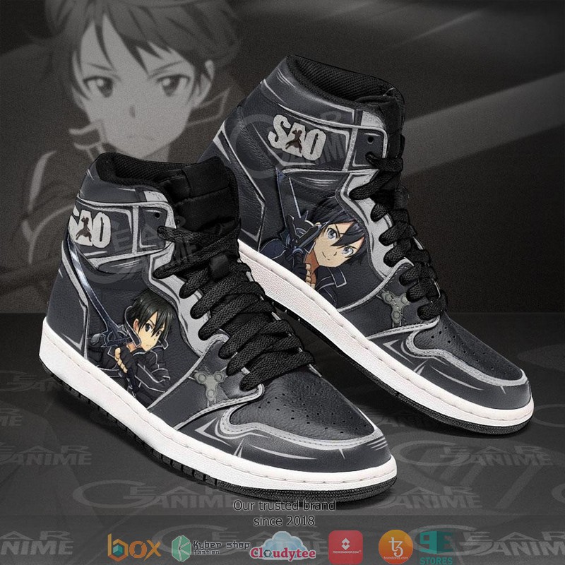 SAO_Kirito_Anime_Sword_Art_Online_Air_Jordan_High_top_shoes_1