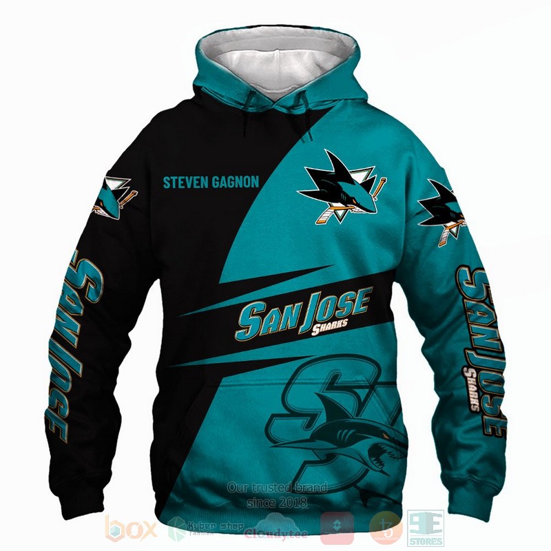 San_Jose_Sharks_NHL_Steve_Gagnon_3D_shirt_hoodie