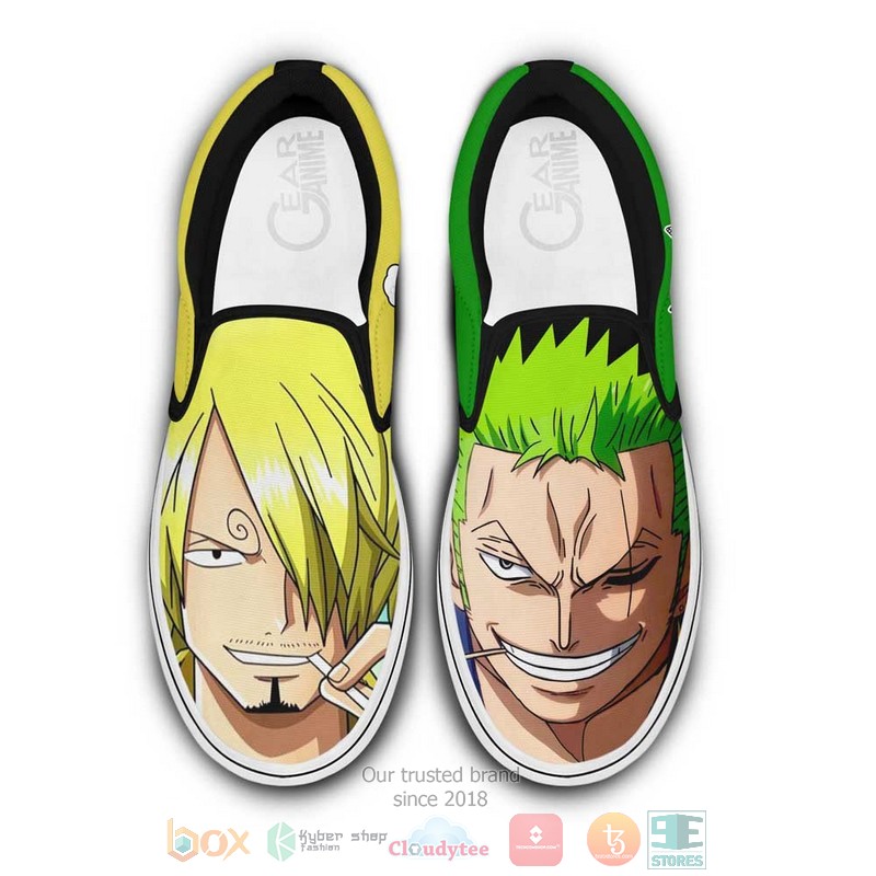 Sanji_and_Zoro_Anime_One_Piece_Slip-On_Shoes