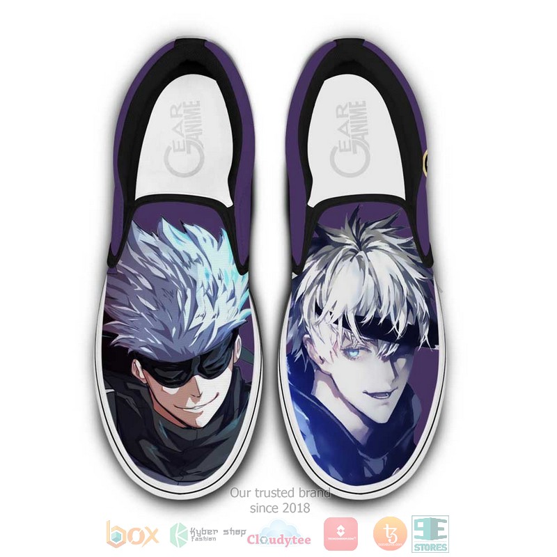 Satoru_Gojou_Anime_Jujutsu_Kaisen_Slip-On_Shoes