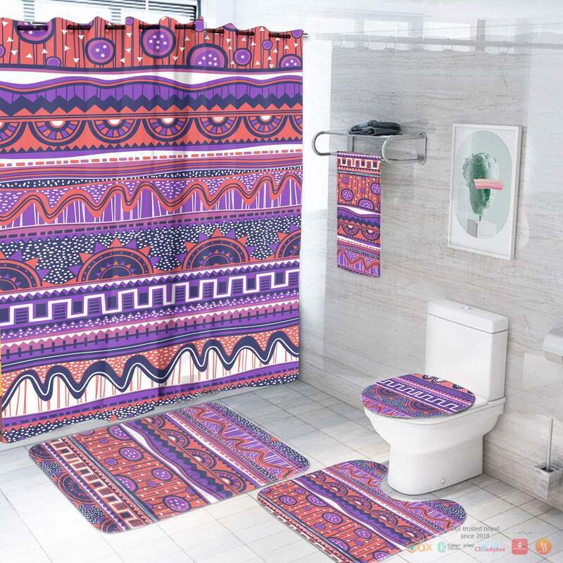 Seamless_Purple_Pattern_Native_American_Bathroom_Set