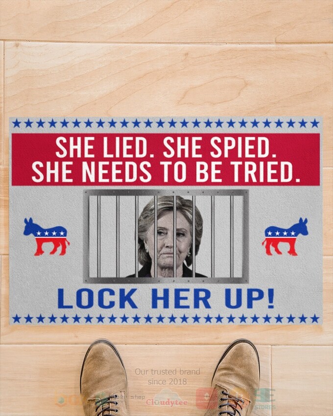 She_Lied_She_Spied_She_Needs_To_Be_Tried_Lock_Her_Up_Doormat_1