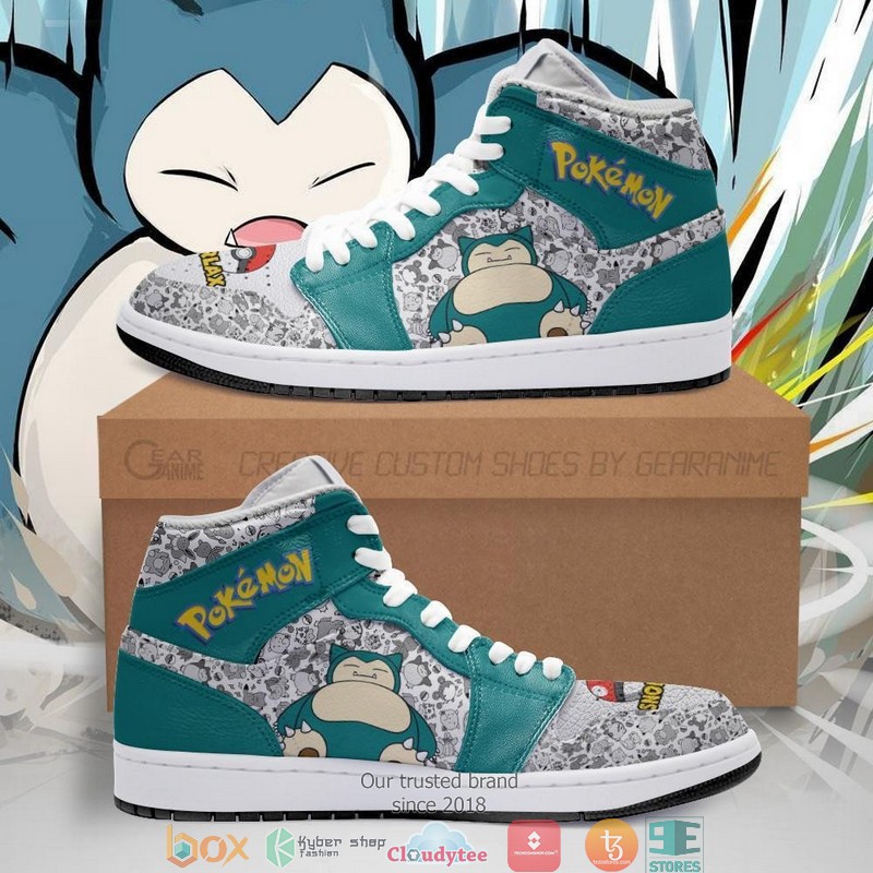 Snorlax_Anime_Pokemon_Air_Jordan_High_Top_Shoes