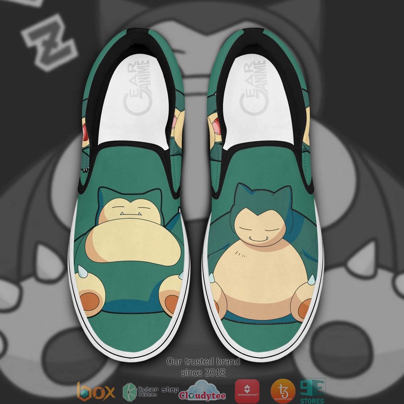 Snorlax_Pokemon_Anime_Slip_On_Sneakers_Shoes