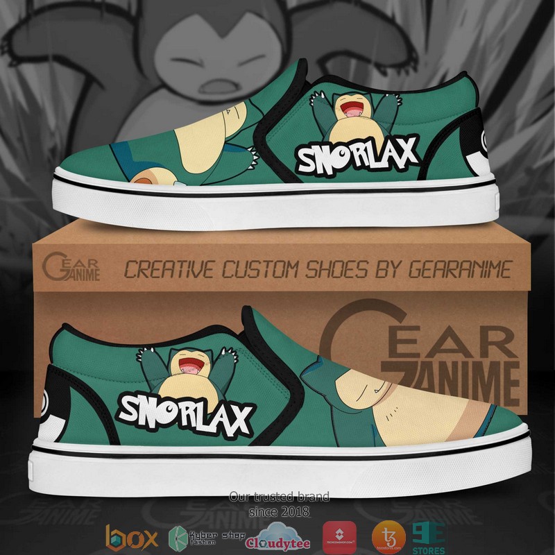 Snorlax_Pokemon_Anime_Slip_On_Sneakers_Shoes_1