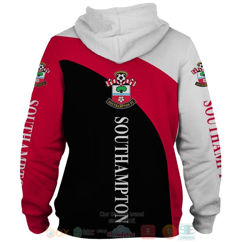 Southampton_FC_white_red_black_3D_shirt_hoodie_1