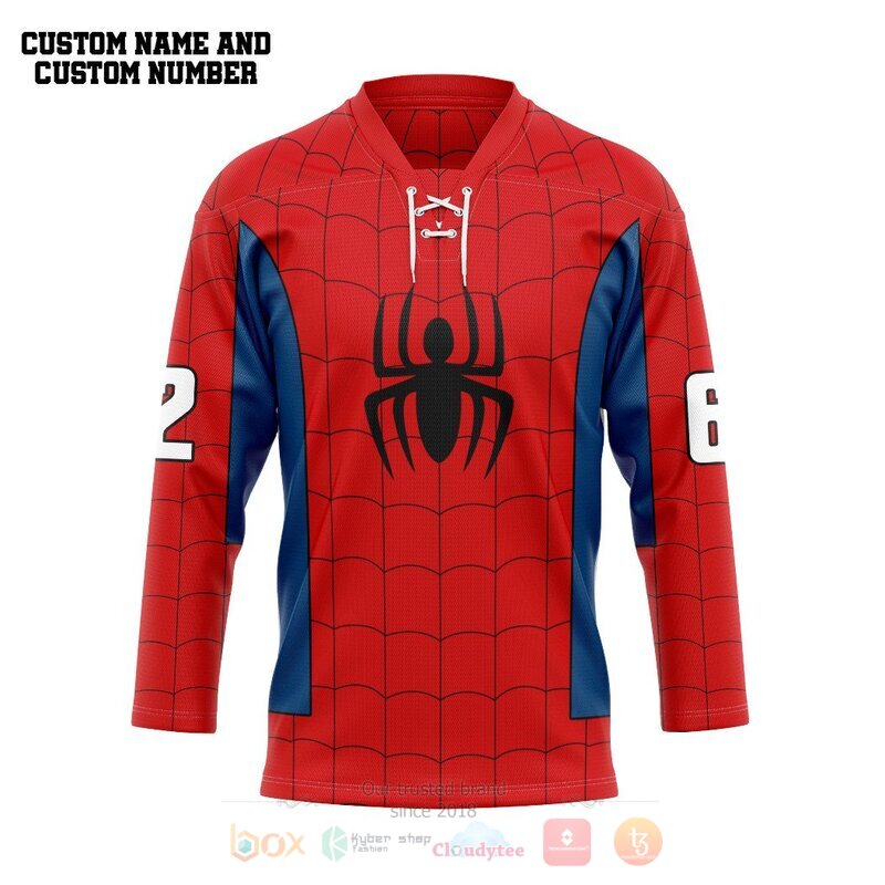 Spider_Man_Cosplay_Custom_Hockey_Jersey