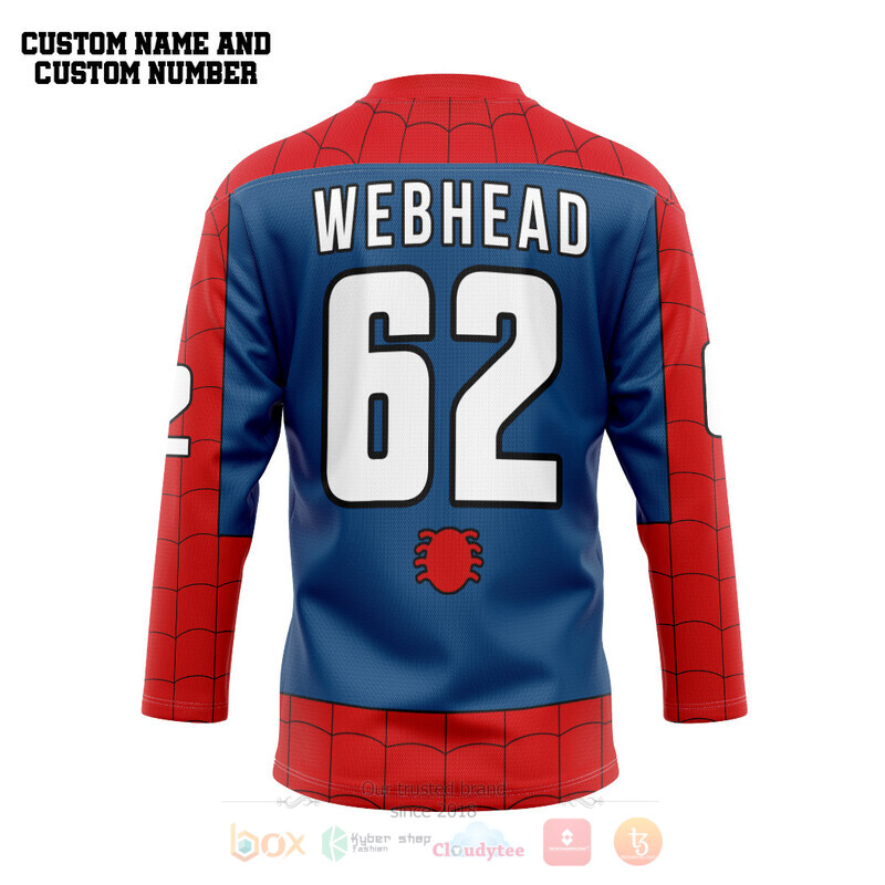 Spider_Man_Cosplay_Custom_Hockey_Jersey_1