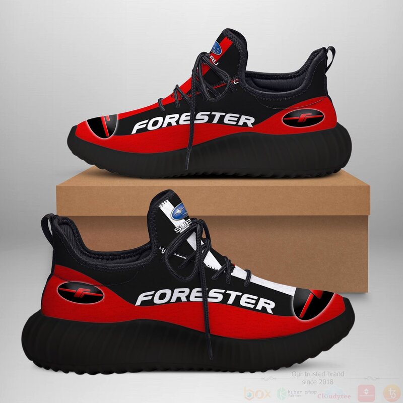 Subaru_Forester_Red_Yeezy_Sneaker_Shoes