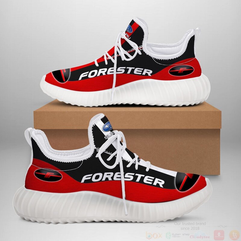 Subaru_Forester_Red_Yeezy_Sneaker_Shoes_1
