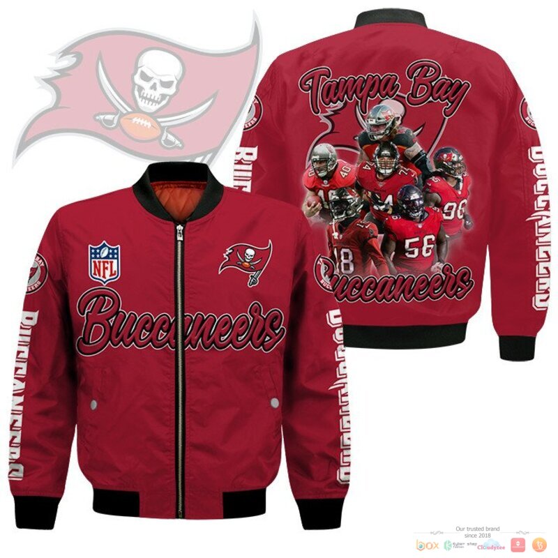 Tampa_Bay_Buccaneers_players_NFL_Bomber_Jacket