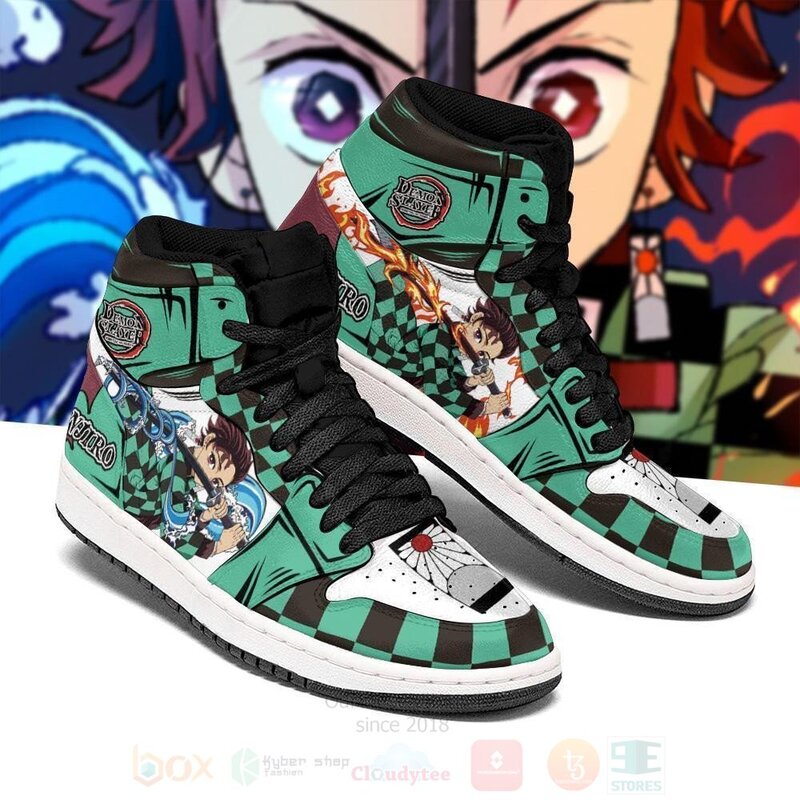 Tanjiro_Water__Sun_Sneaker_Custom_Breathing_Demon_Slayer_Anime_Air_Jordan_High_Top_Shoes