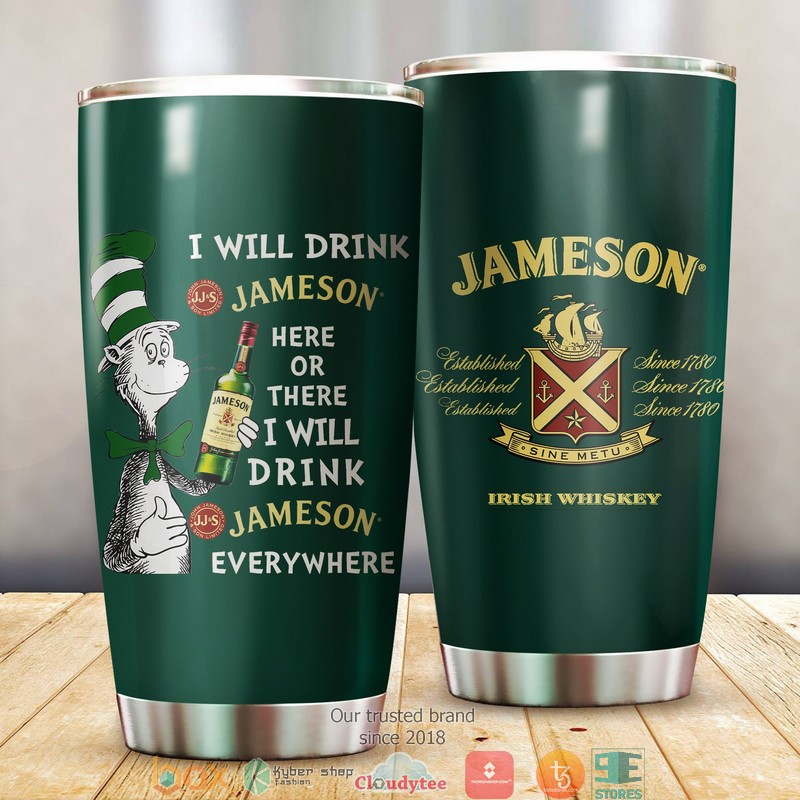 The_Cat_in_the_Hat_Here_or_There_I_will_drink_Jameson_Irish_Whiskey_Tumbler