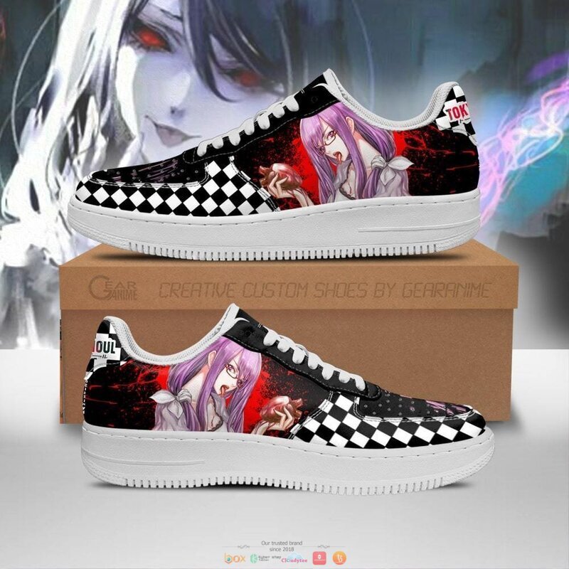 Tokyo_Ghoul_Rize_Checkerboard_Anime_Nike_Air_Force_Shoes