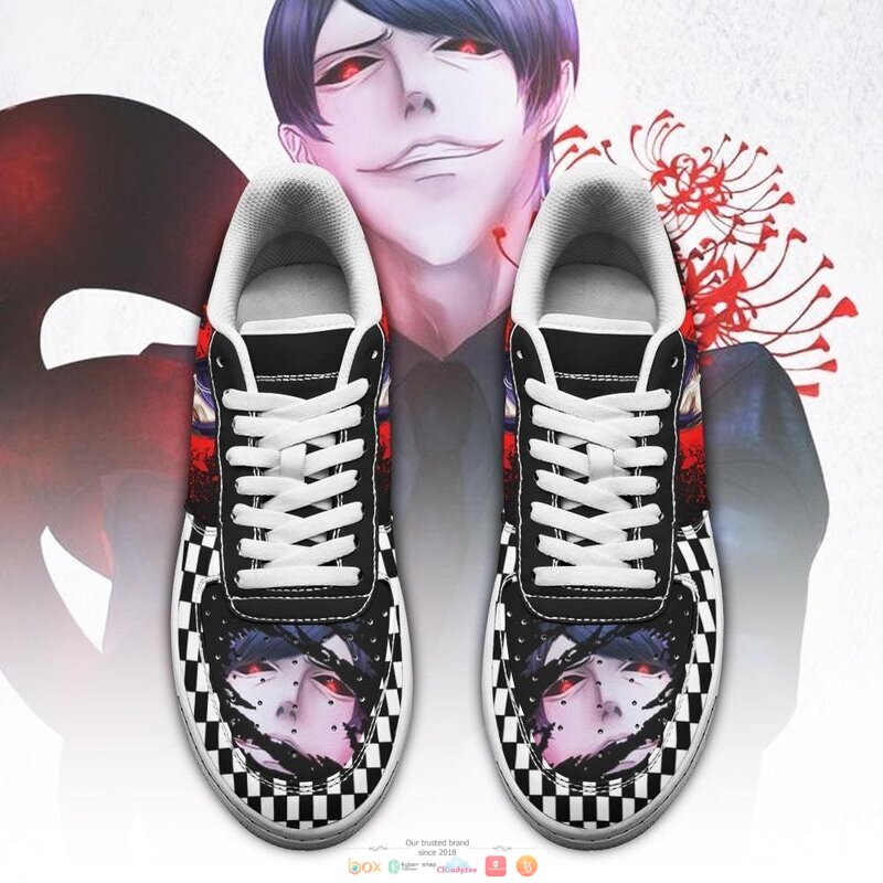 Tokyo_Ghoul_Tsukiyama_Checkerboard_Anime_Nike_Air_Force_Shoes_1