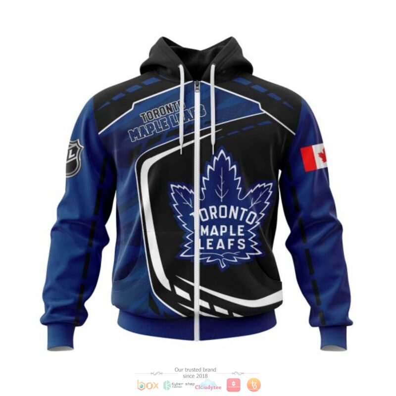 Toronto_Maple_Leafs_NHL_black_blue_3D_shirt_hoodie_1