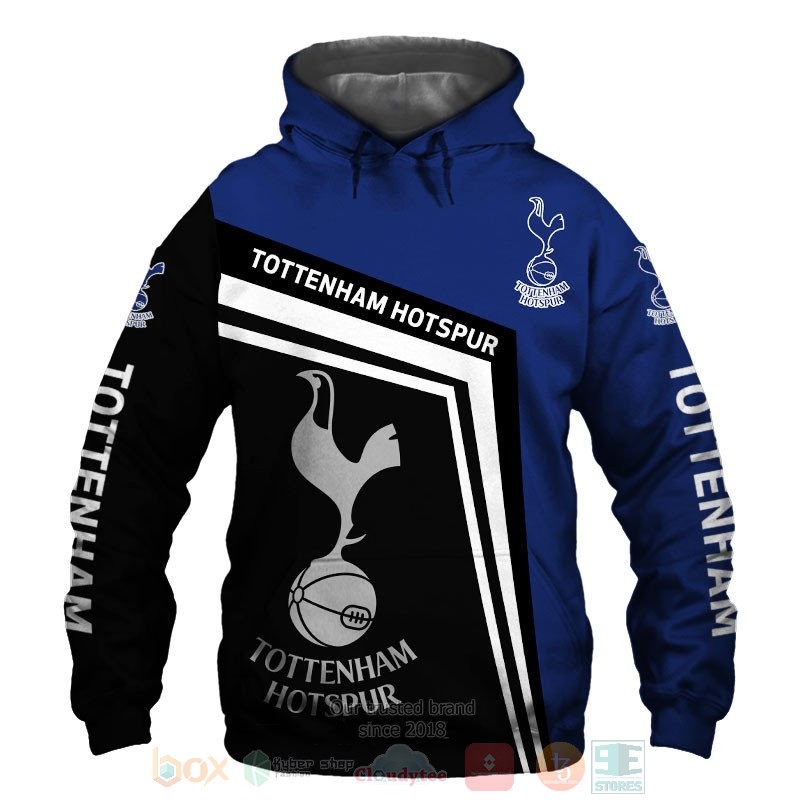 Tottenham_Hotspur_black_blue_3D_shirt_hoodie