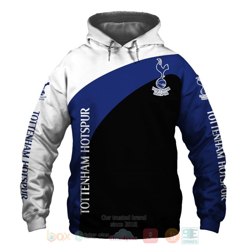 Tottenham_Hotspur_white_blue_black_3D_shirt_hoodie