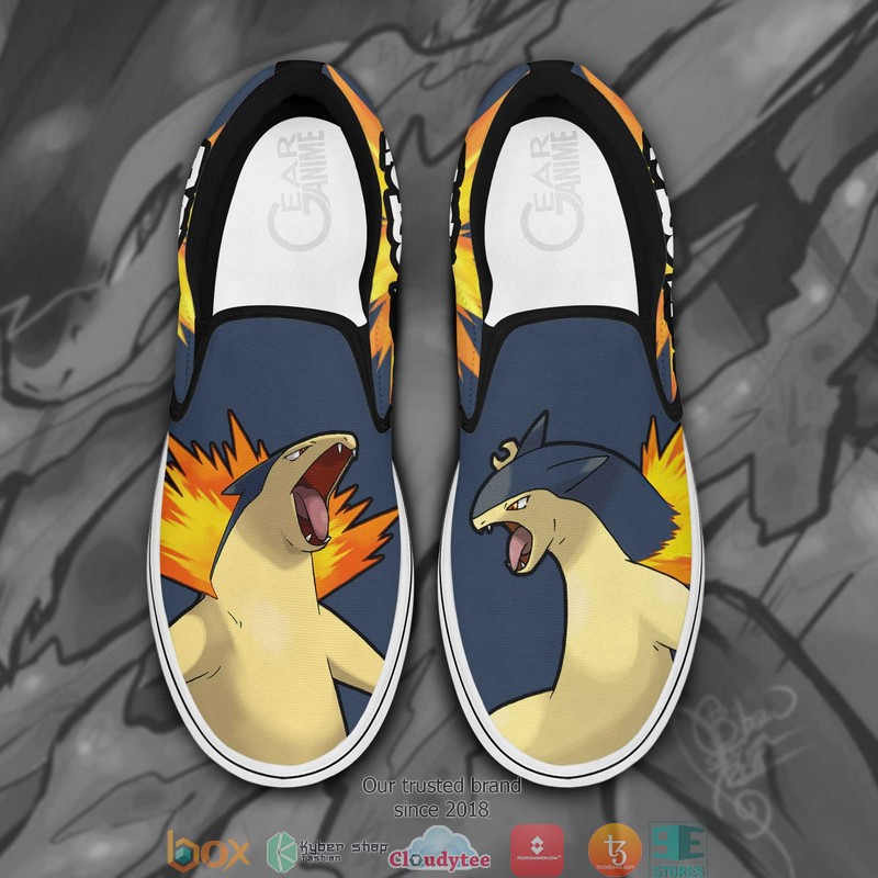 Typhlosion_Pokemon_Anime_Slip_On_Sneakers_Shoes