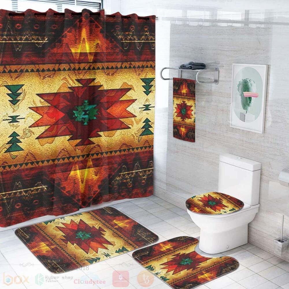 United_Tribes_Brown_Design_Native_American_Bathroom_Set