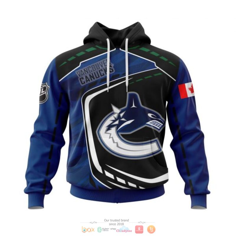 Vancouver_Canucks_NHL_black_blue_3D_shirt_hoodie