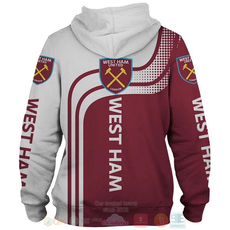 West_Ham_United_white_red_3D_shirt_hoodie_1
