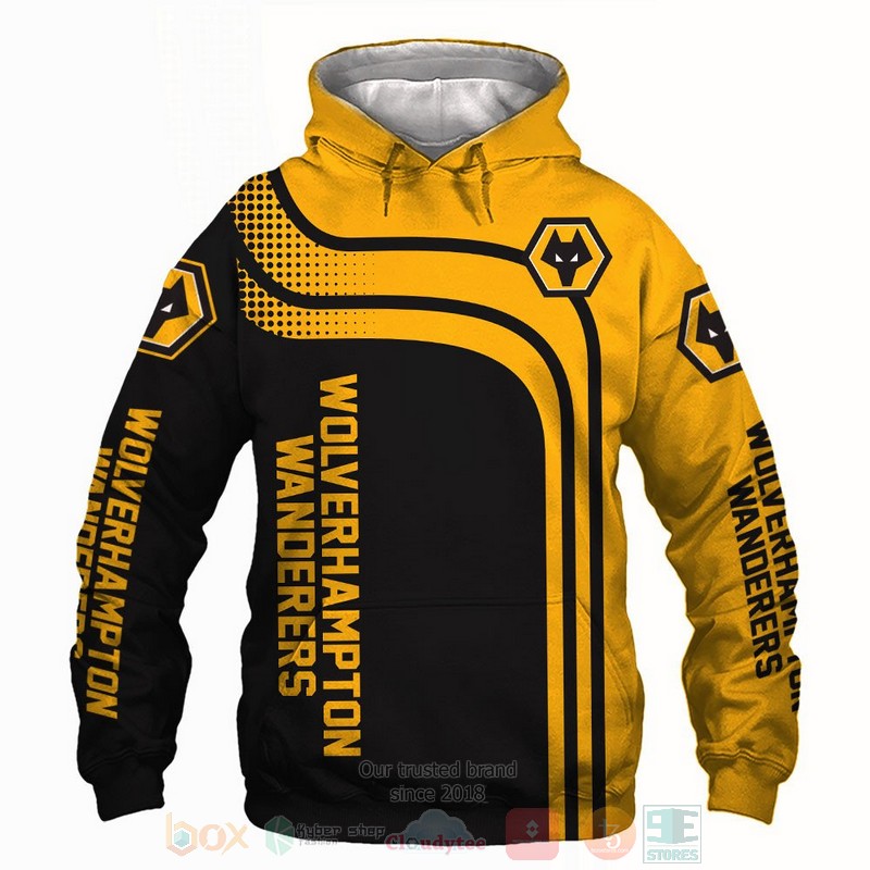 Wolvehampton_Wanderers_yellow_black_3D_shirt_hoodie