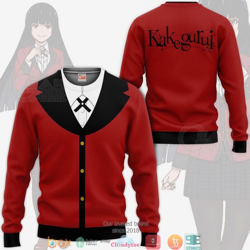 Yumeko_Uniform_Shirt_Kakegurui_Anime_3d_shirt_hoodie_1