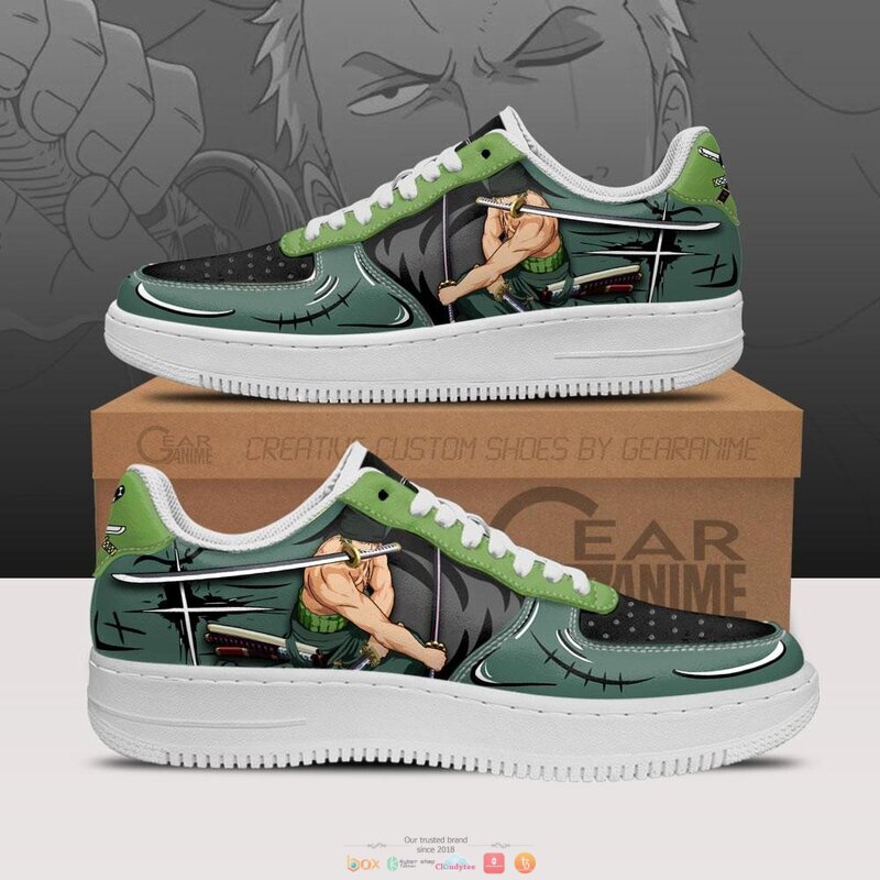 Zoro_Santoryu_Anime_One_Piece_Nike_Air_Force_Shoes
