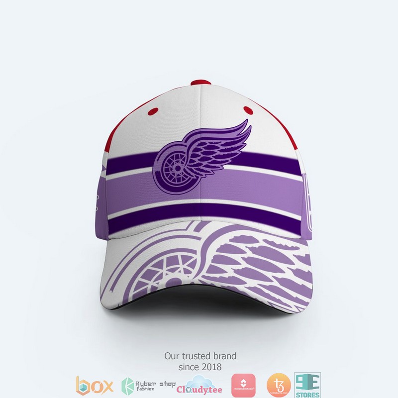 NHL_Detroit_Red_Wings_Fights_Cancer_Cap